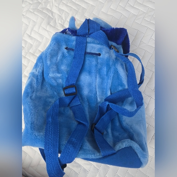 RARE Vintage Tom & Jerry Stuffed Animal drawstring pouch mini backpack 90s - Picture 4 of 11